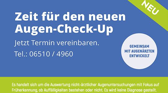 DER NEUE PREMIUM AUGEN-CHECK-UP